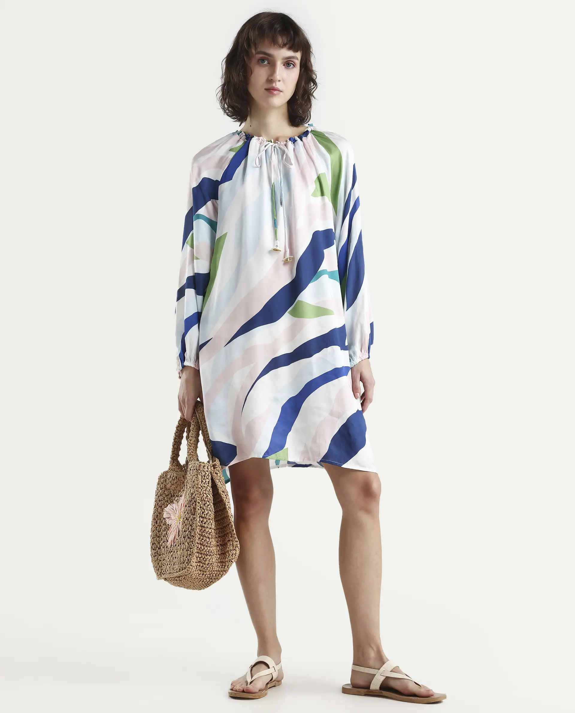 Rareism Women's Alloy White Dress