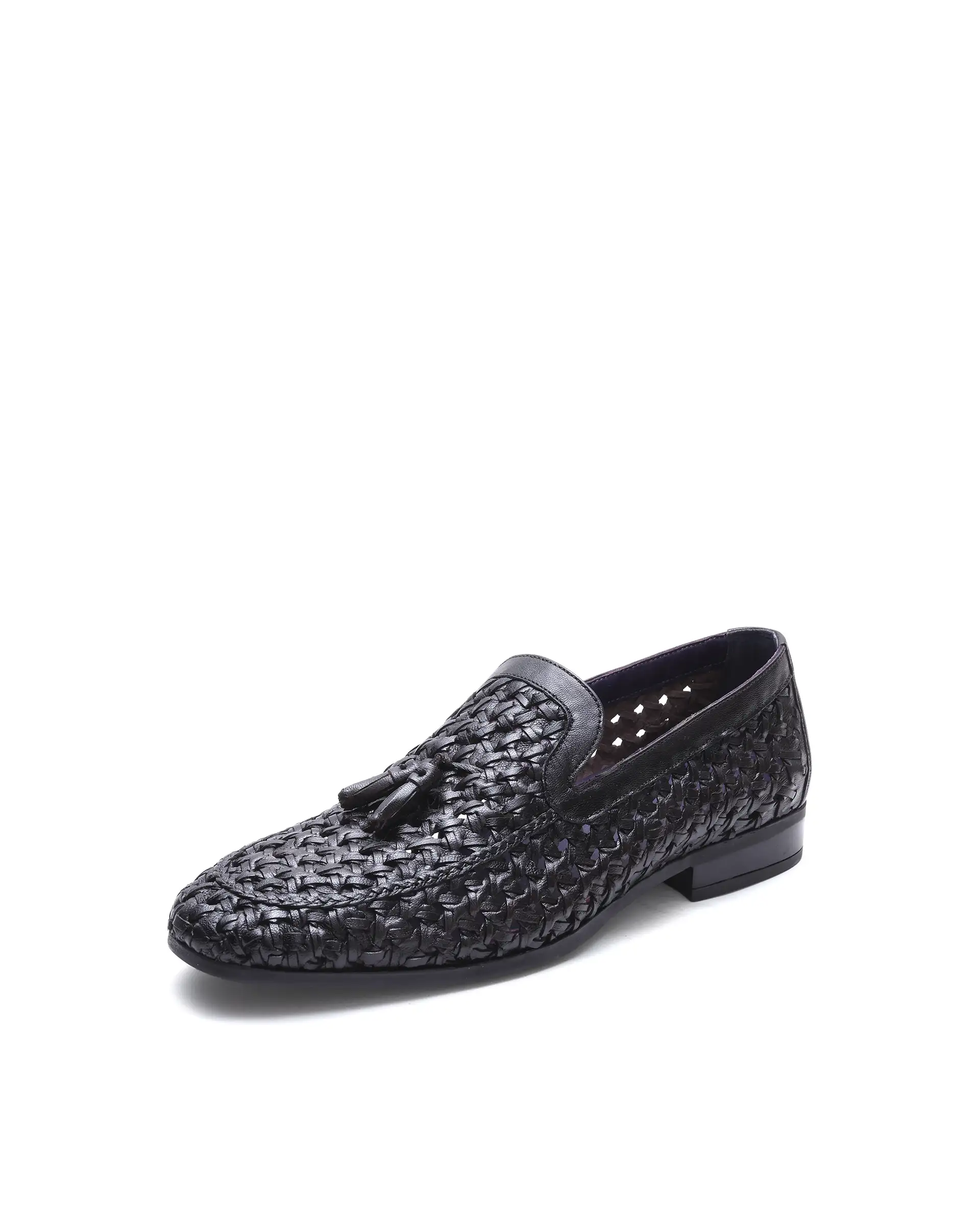 Rare Rabbit Men's Artur Dark Brown Leather Mocassin