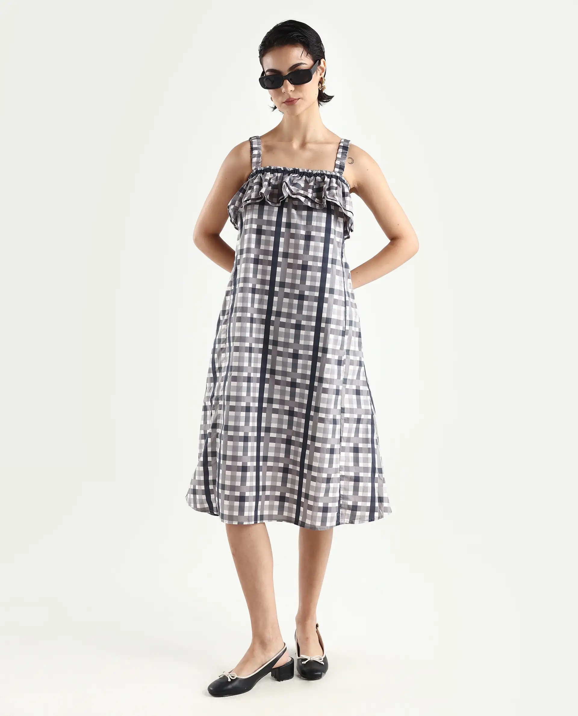 Rareism Women's Aurya Grey Dress