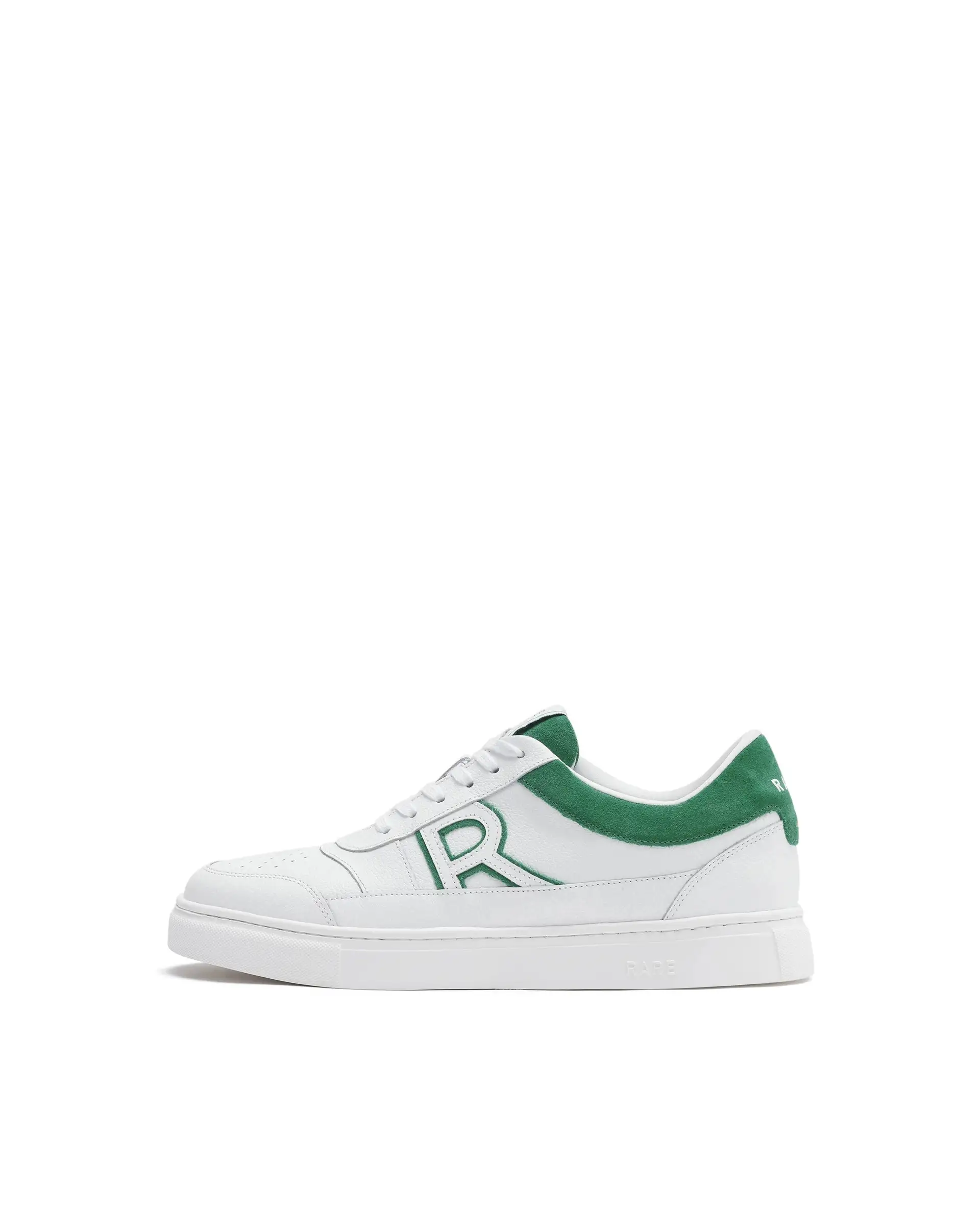 Rare Rabbit Men Axiom Green Premium Suede Genuine Leather Dualtone Lace-Up Shoes