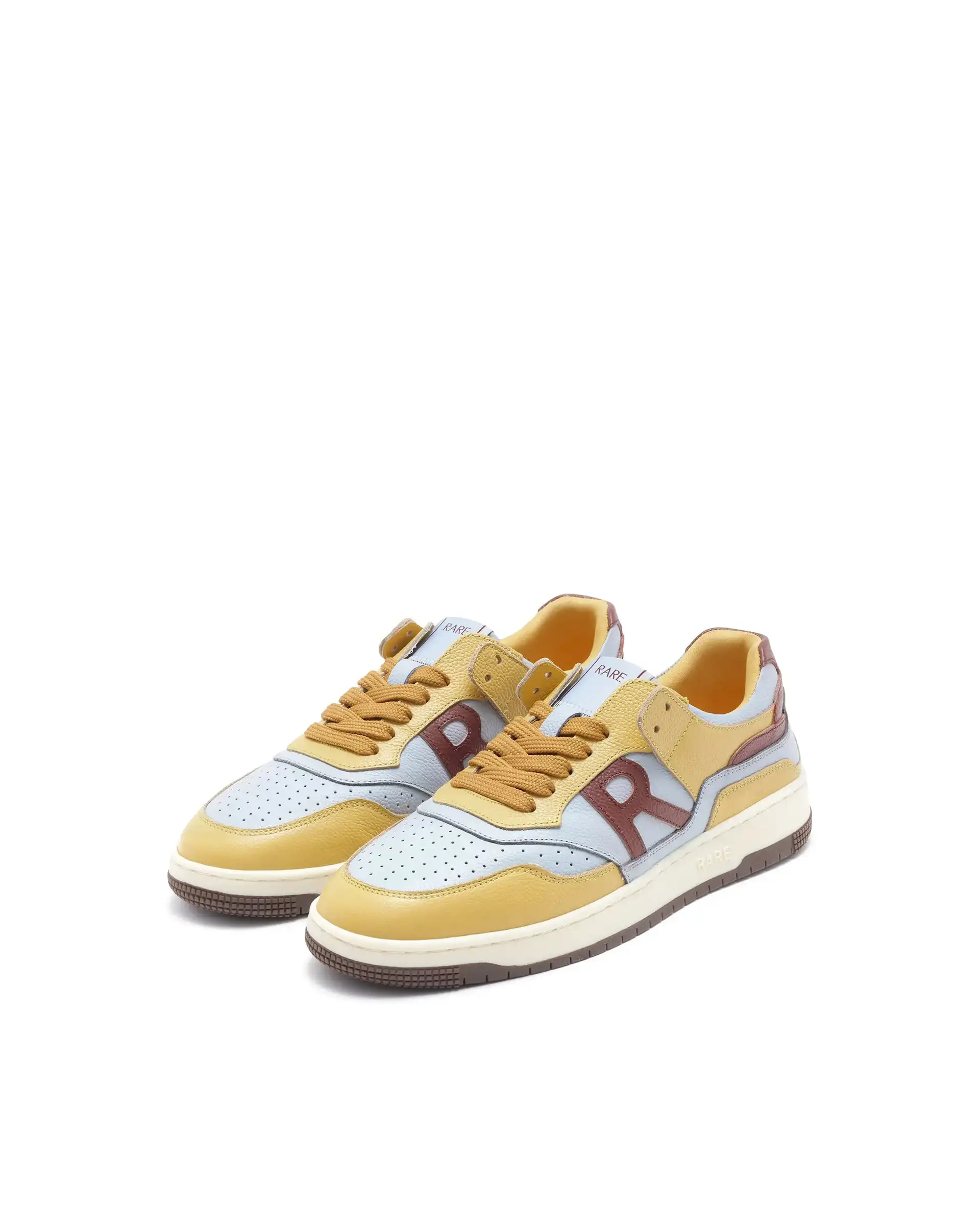 Rare Rabbit Men's Gabbs Blue Plain Shoes - Image 3