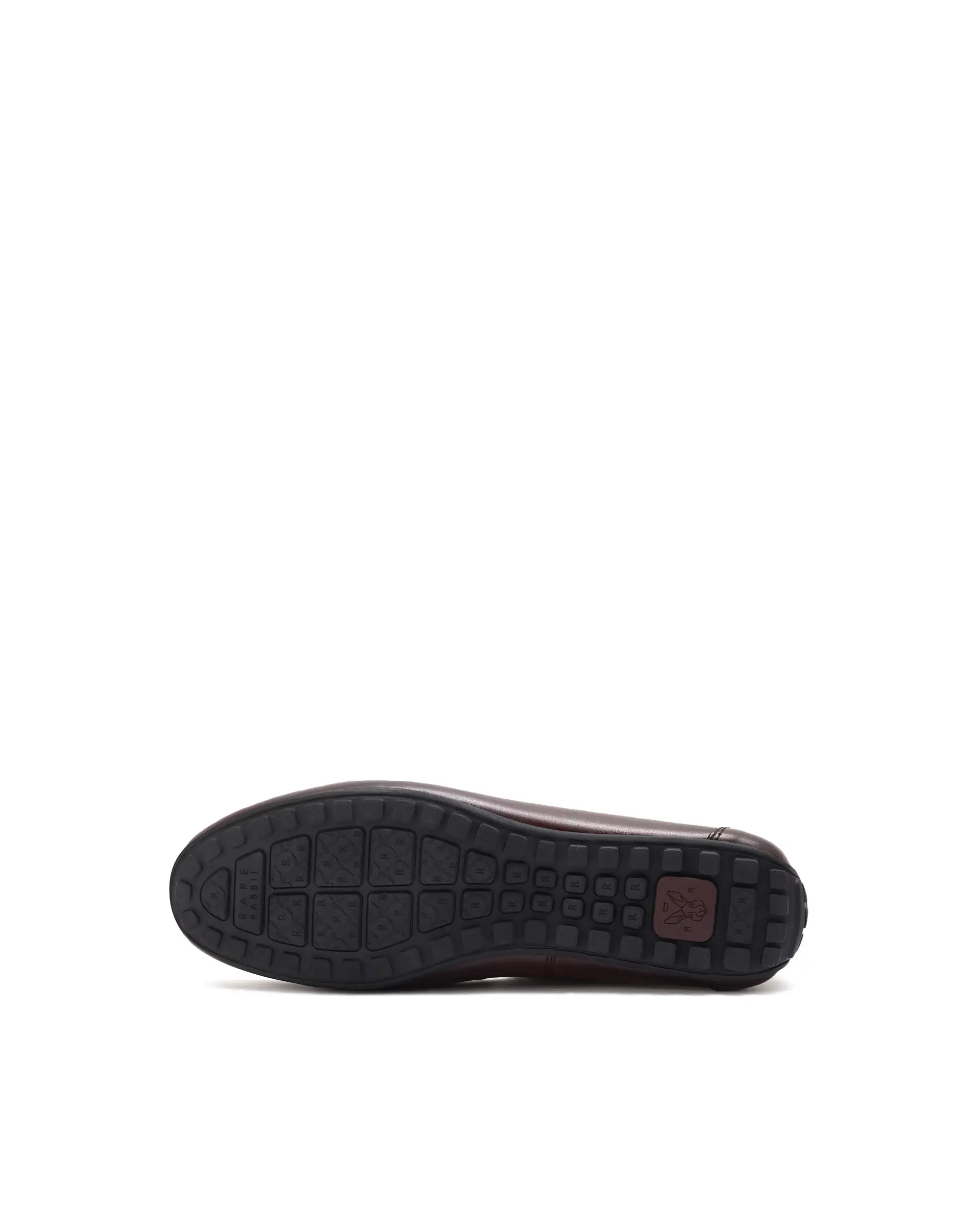 Rare Rabbit Men's Honey Burgundy Slip-On 3D Plated Genuine Leather Driver Moccasin - Image 7