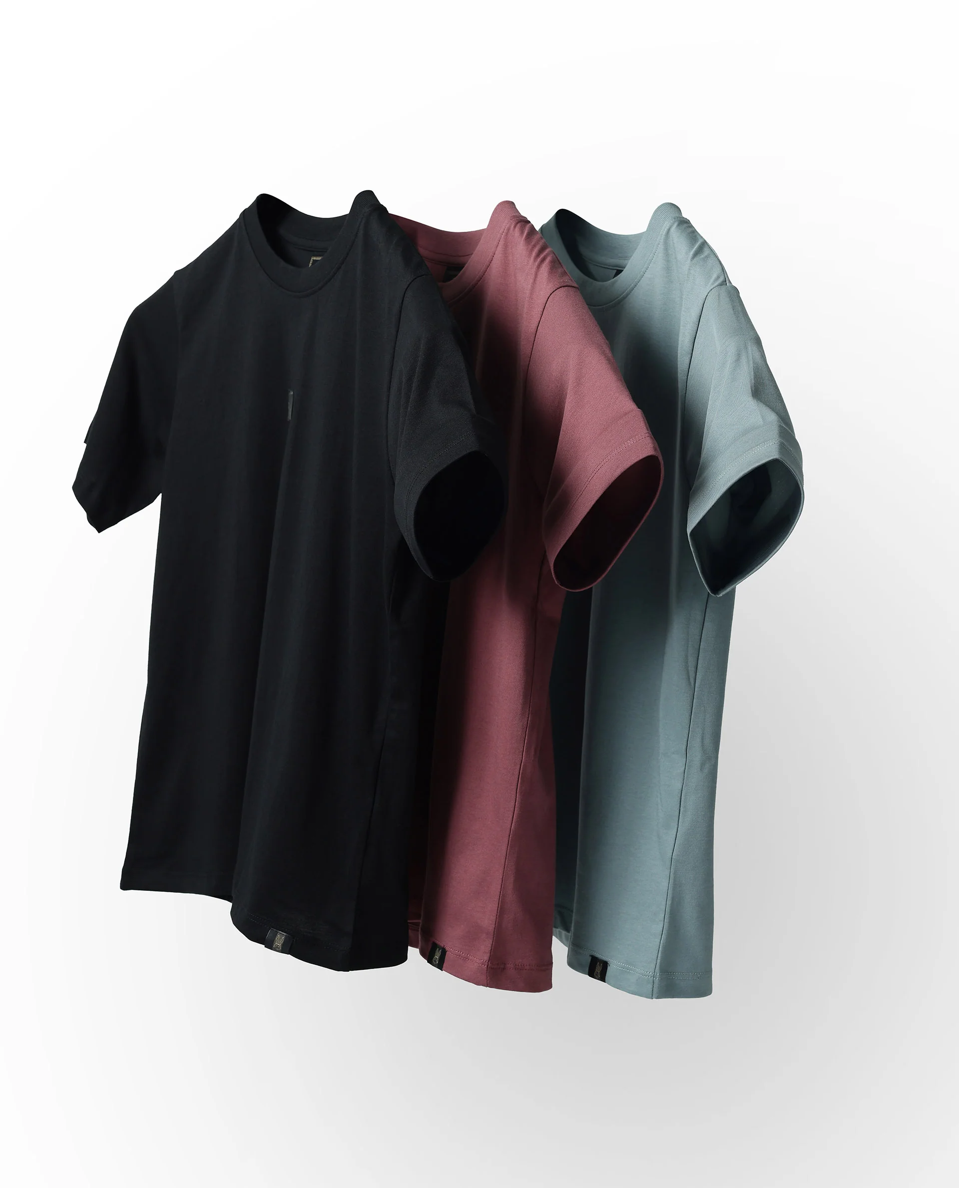 Rare Ones Kids Trio-2 Black,Dusky Rust,Dusky Green Cotton Half Sleeve Plain Slip-On Closure Regular Fit T-Shirts