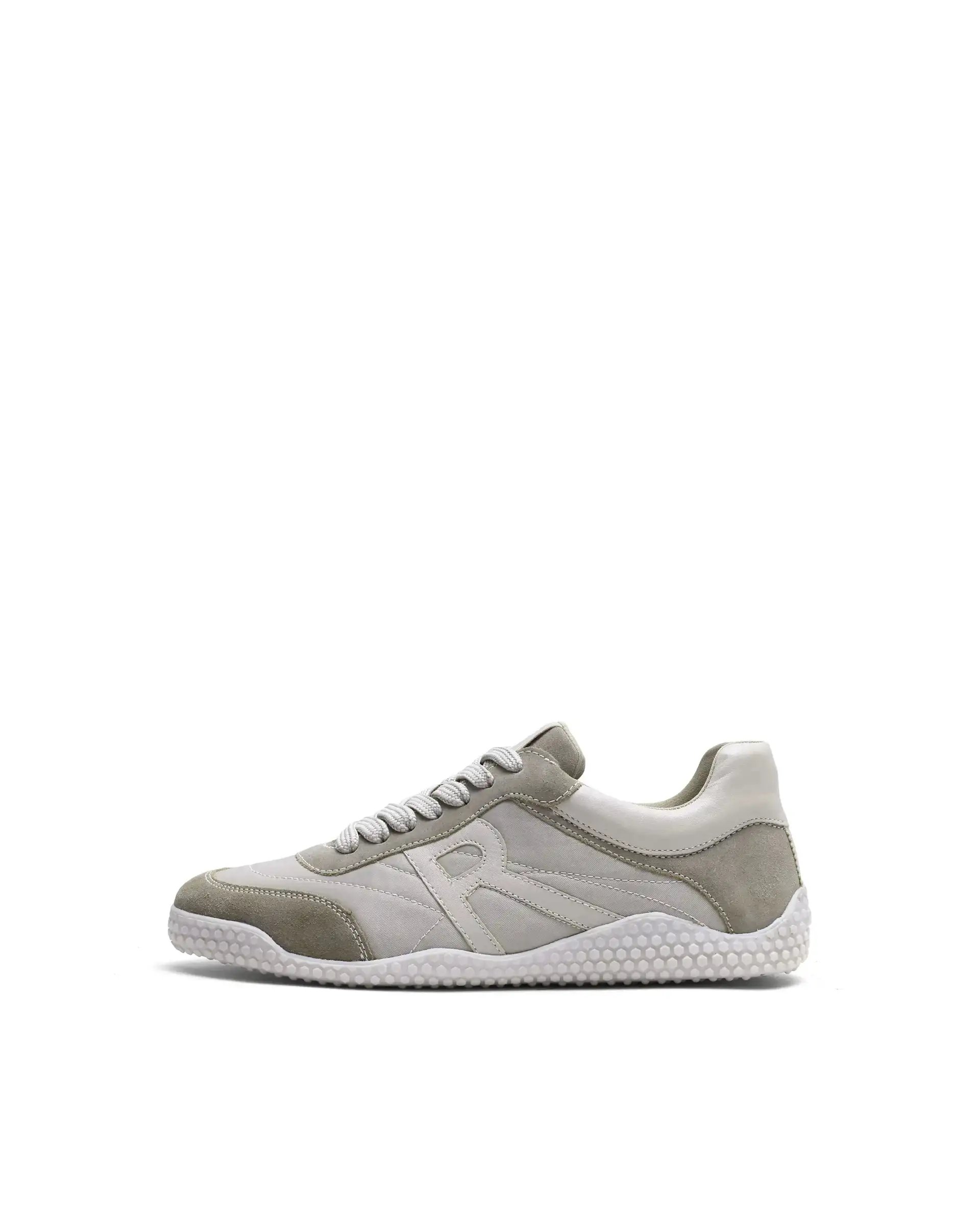 Rare Rabbit Men's Membo P6 Light Beige Suede Sneaker