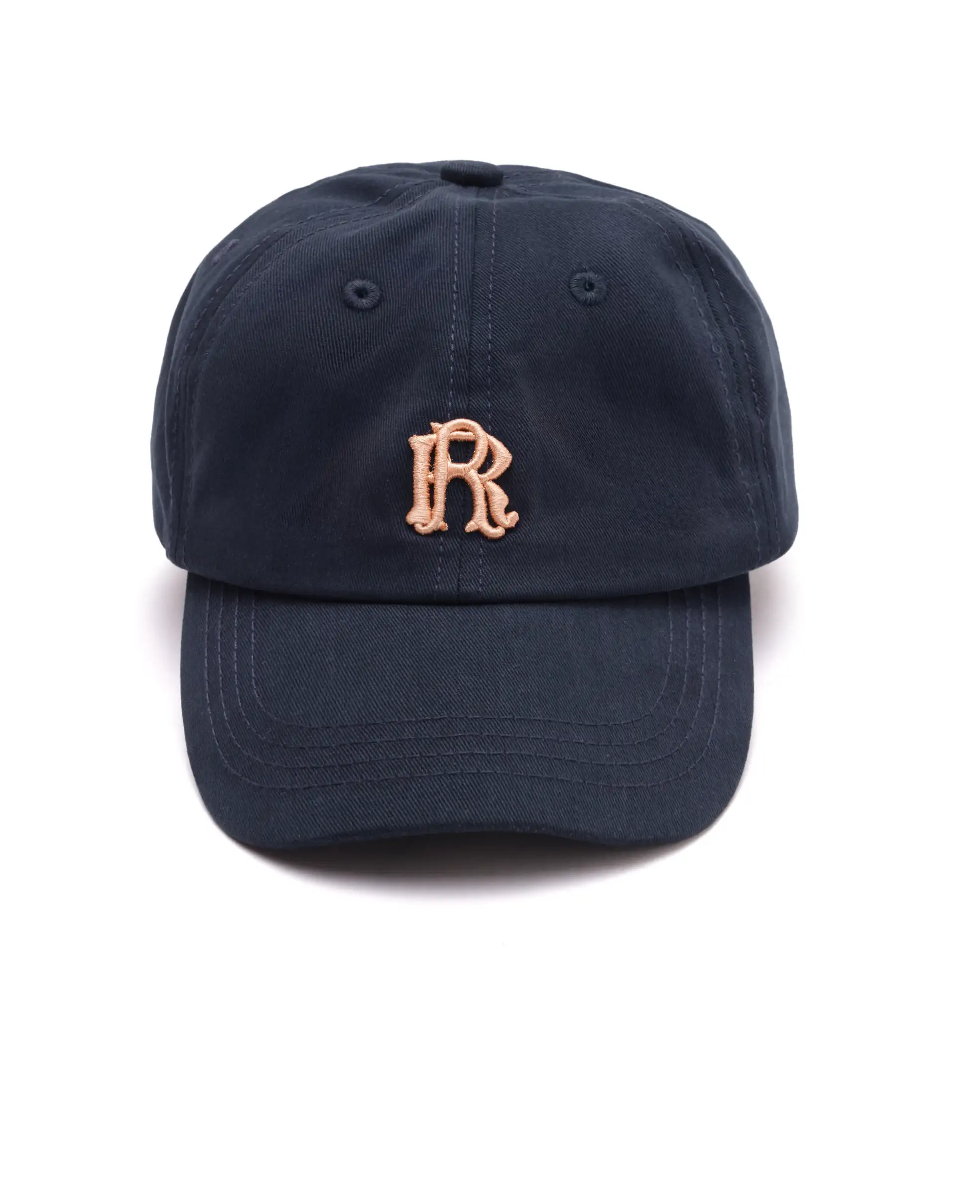Rare Ones Kids Cafu-Y Dark Navy Blue Cotton Buckle Strap Closure Cap
