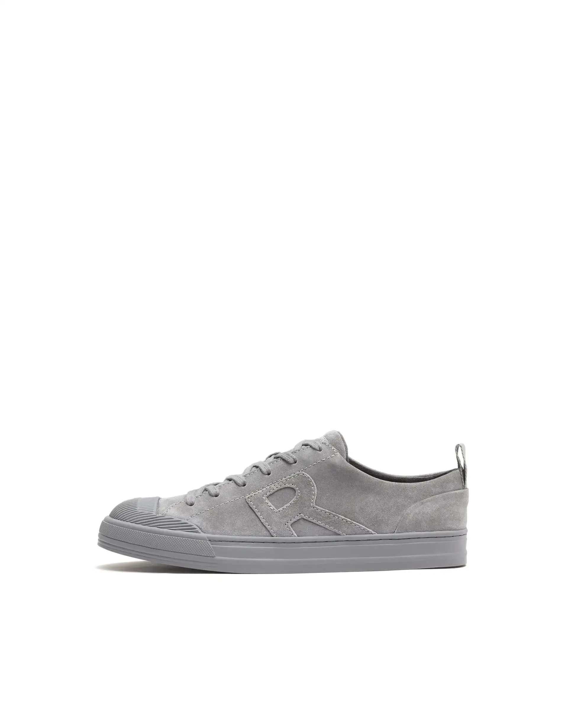 Rare Rabbit Men Sauron Light Grey Lace-Up Shoes