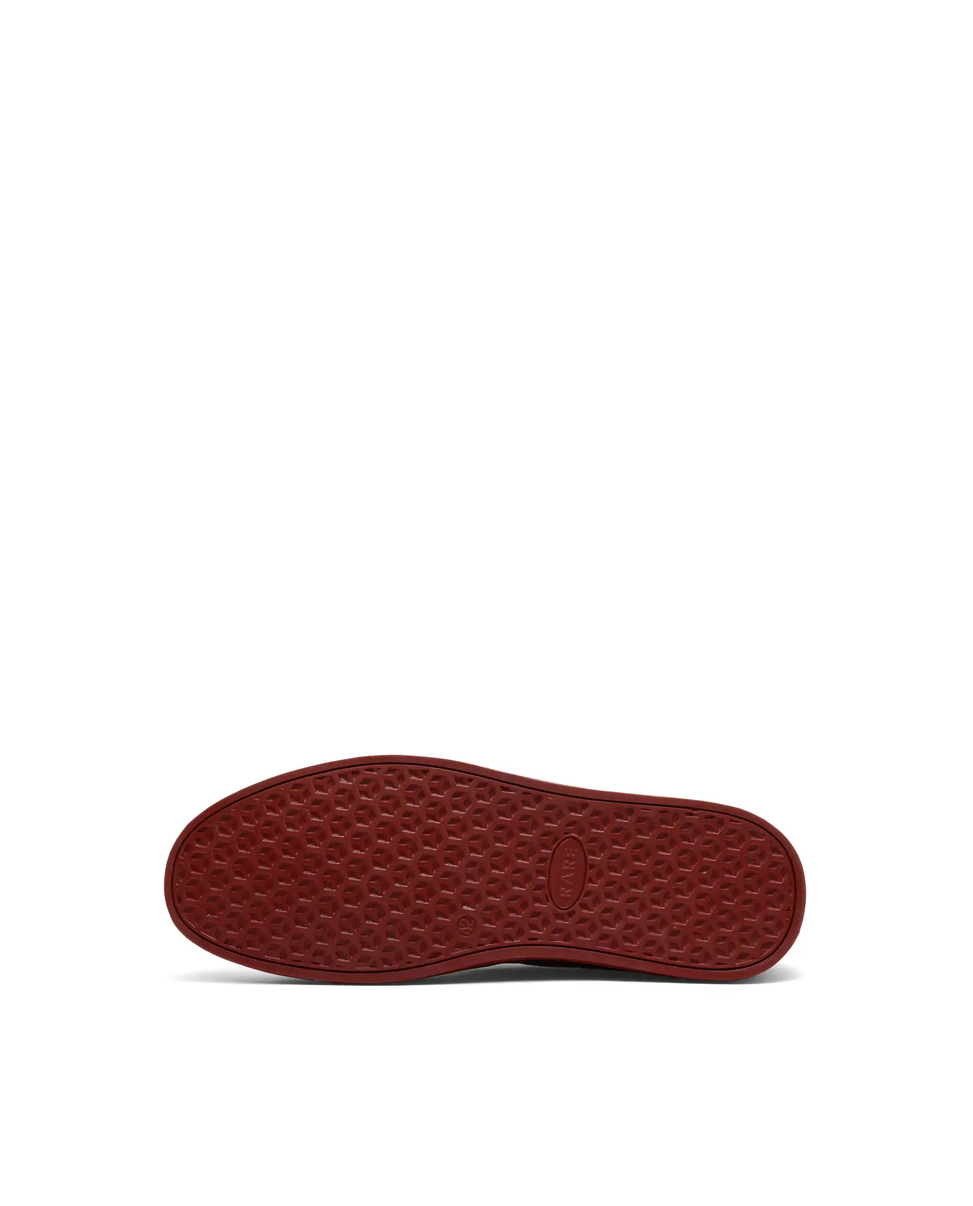 Rare Rabbit Men's Sauron Hi Pro Red Leather Lace-Up Closure Sneaker - Image 8