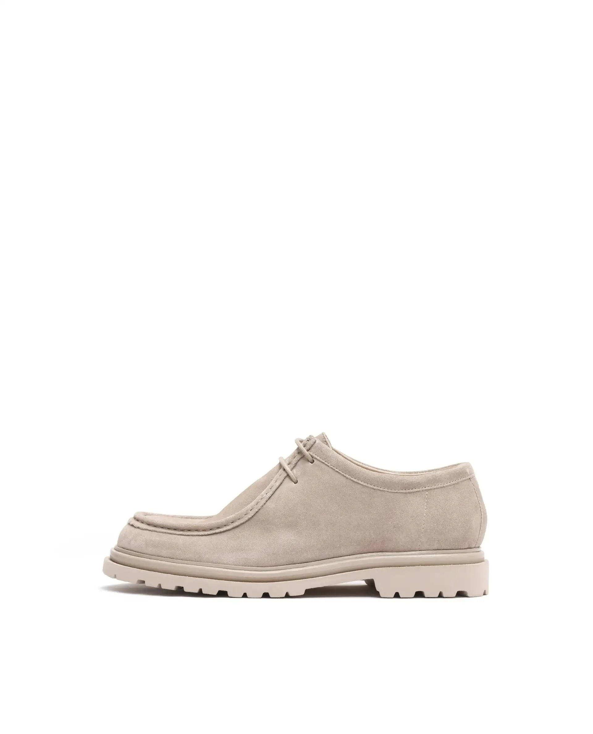 Rare Rabbit Men Seoul Light Beige Lace-Up Shoes - Image 3