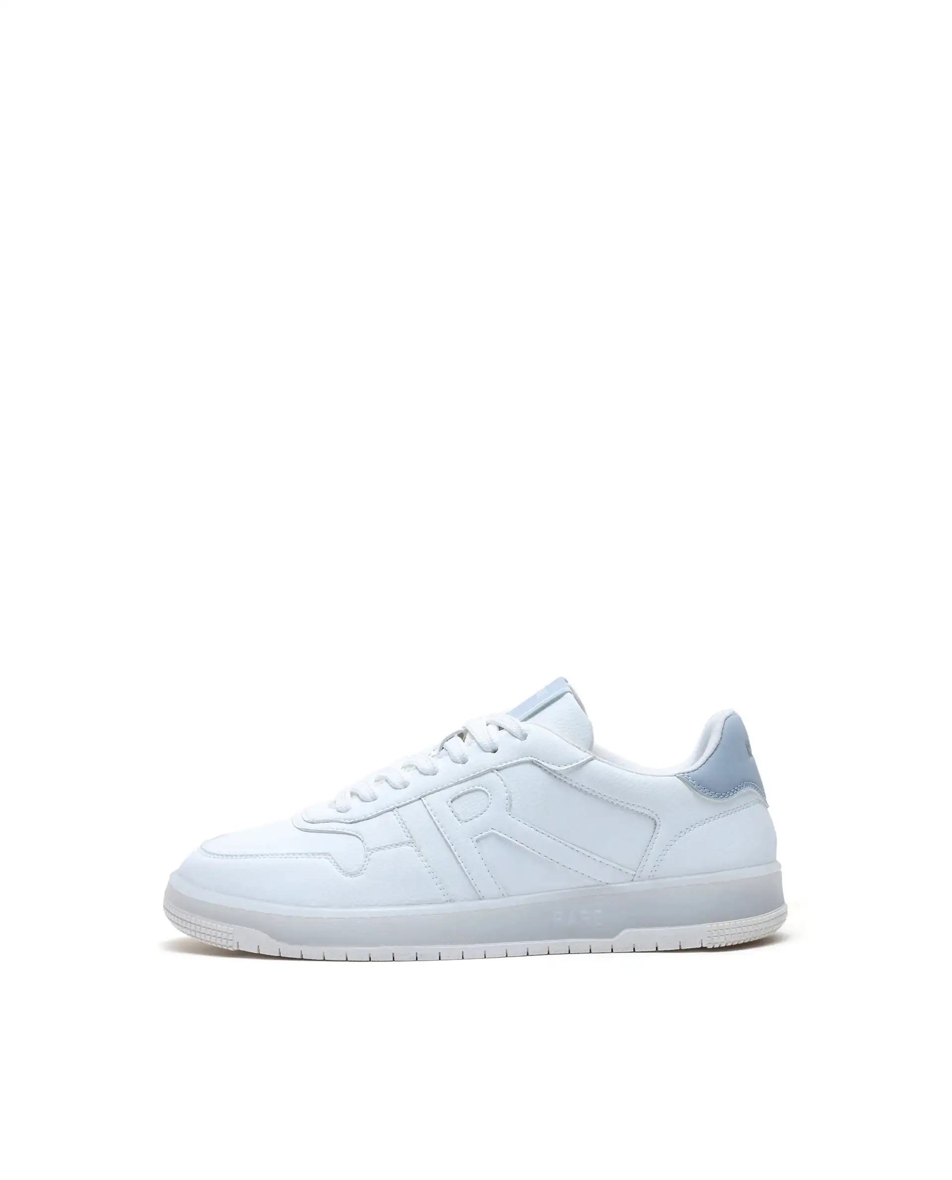 Rare Rabbit Men's Solara White Lace-Up Closure Micro Leather Sneaker - Image 9