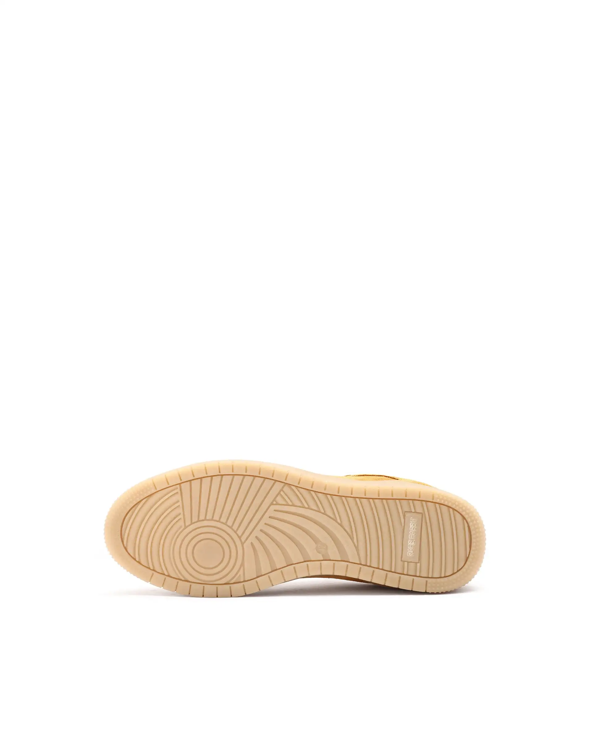 Rare Rabbit Men's Woolton-2 Mustard Lace-Up Closure Suede Sneaker - Image 7