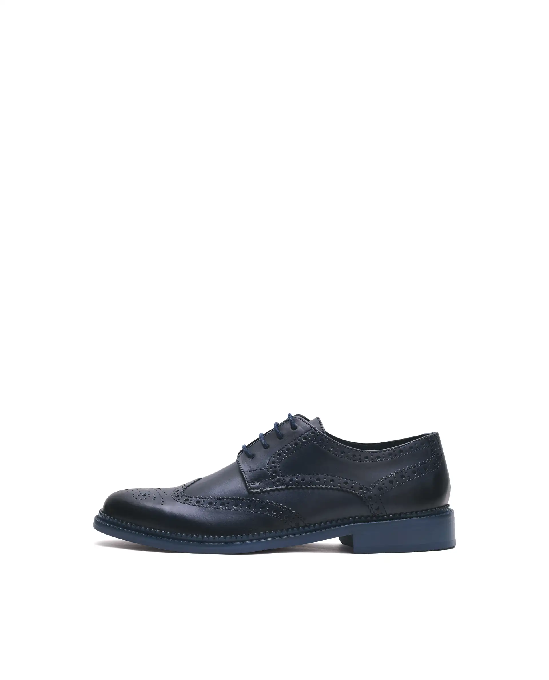 Rarez Men's Zeta Dark Teal Leather Formal - Image 3